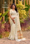 Dastoor Vol 3 By Kashvi Viscose Bright Moss Foil Ladies Saree Wholesale Online